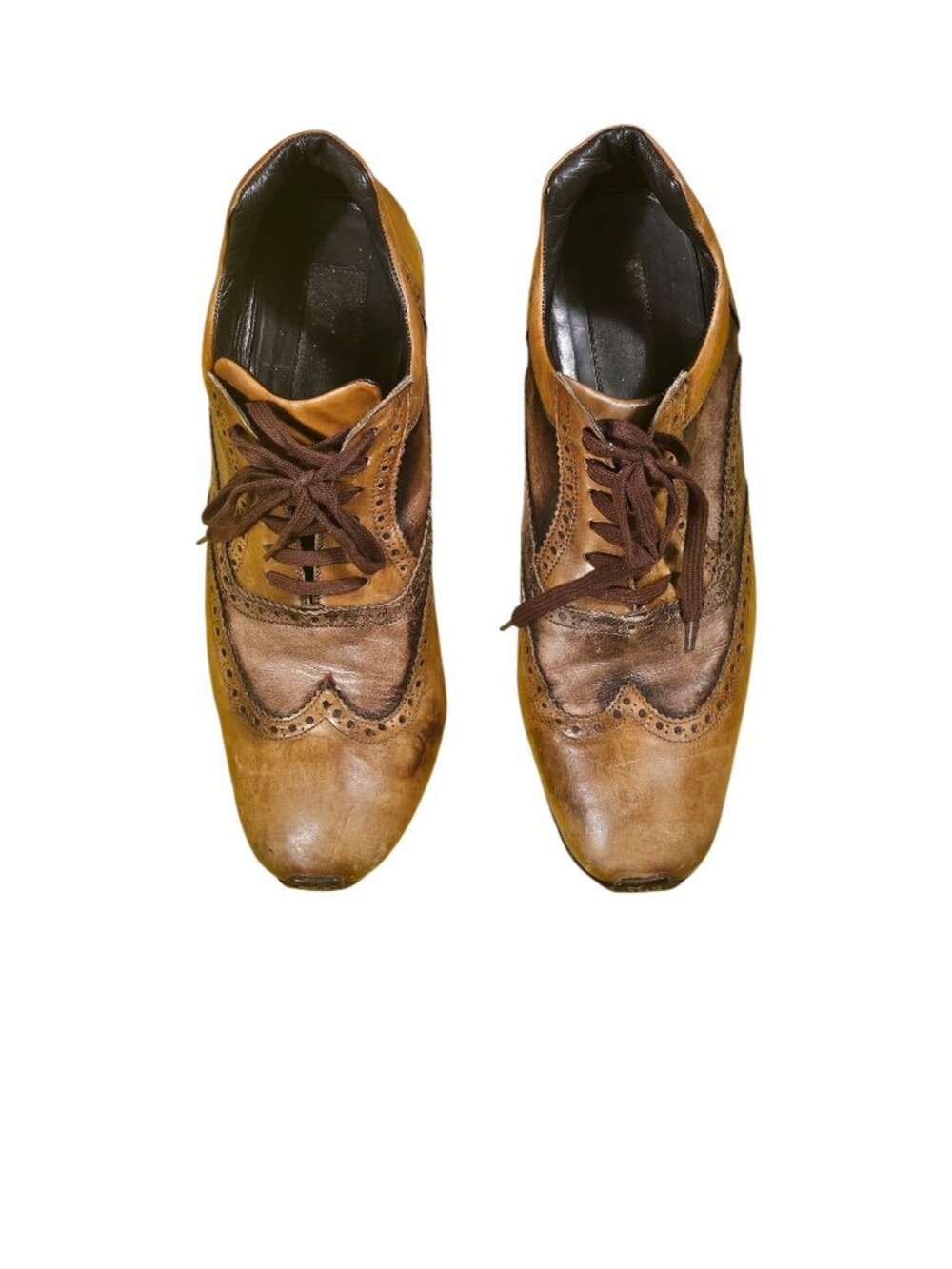 To Boot New York Mens Leather Brogue Wingtip Size 12 Brown
